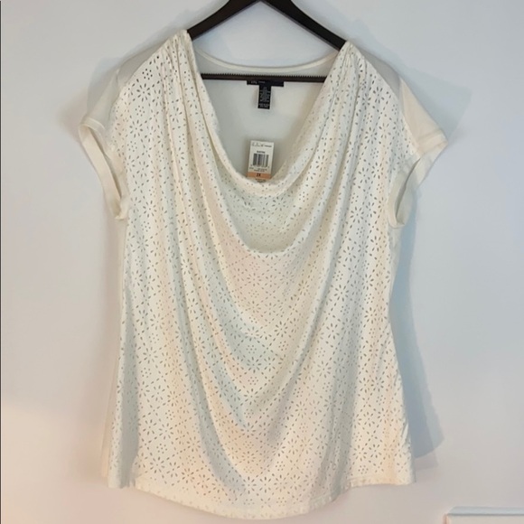 International Concepts Women’s Wash White Top Size 2X - Picture 1 of 9